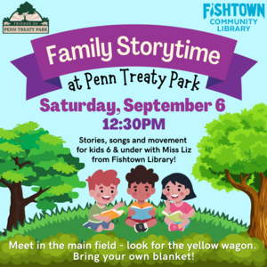 Family Storytime at Penn Treaty Park